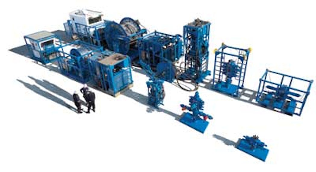 Compact coiled tubing unit makes small completion interventions