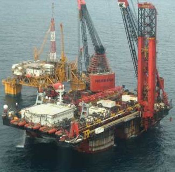 Heavylift equipment active in Gulf of Mexico Offshore