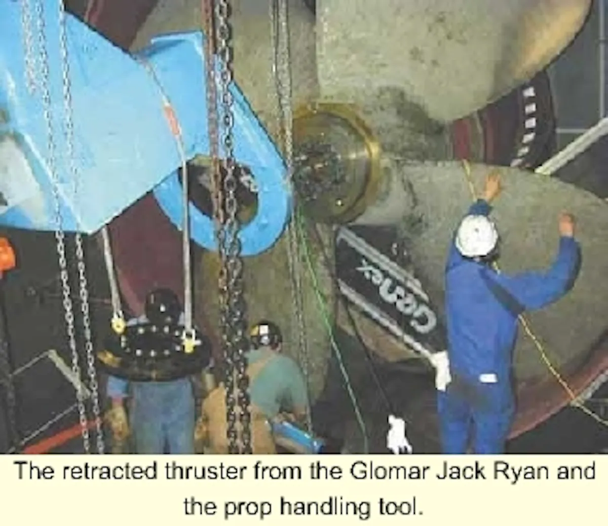 Oil Rig Thrusters DRILLING RIG TECHNOLOGY: Rig thruster design allows on-site changeout ...