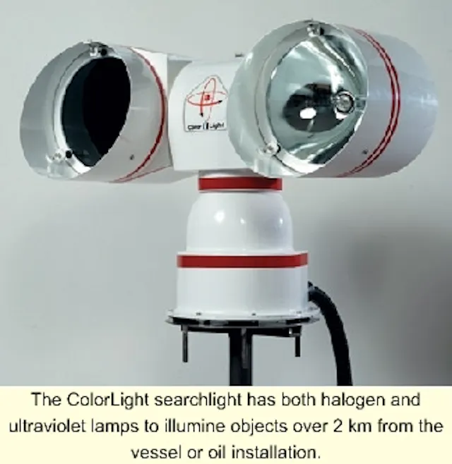 Searchlight Rescue SEARCHLIGHT DEVELOPMENT: UV searchlight enhances navigation, rescue ...