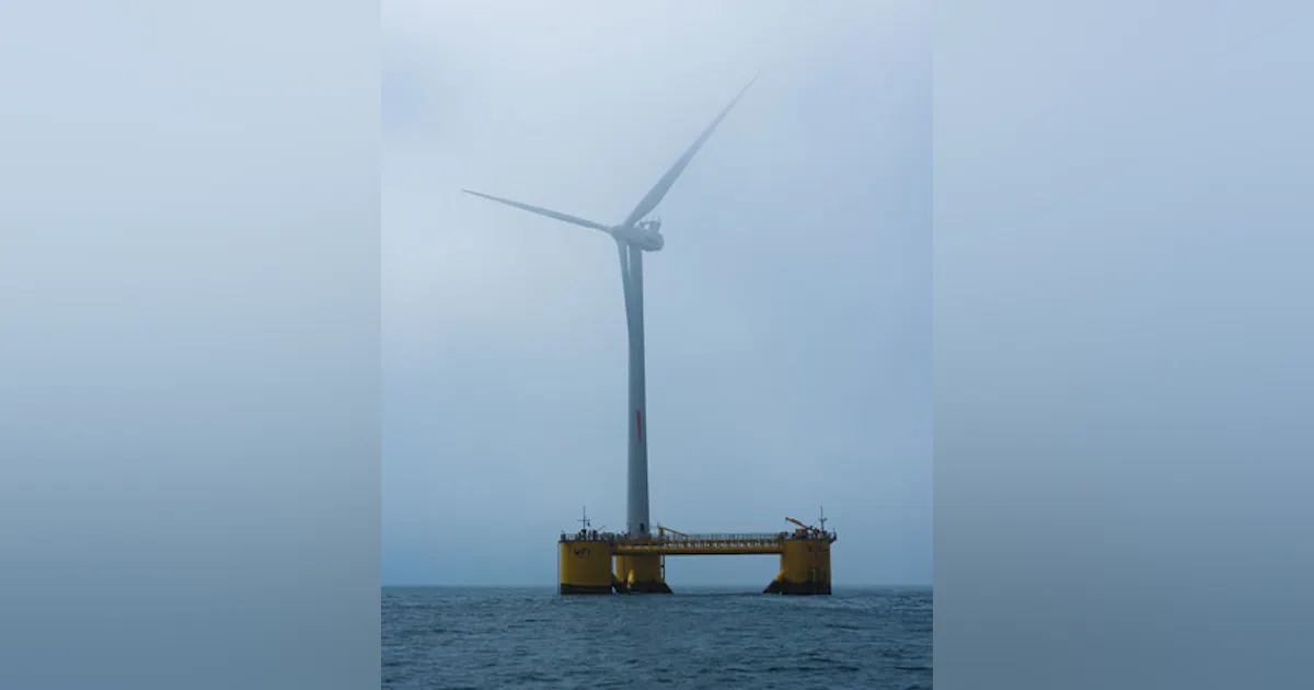 Proven technology advances floating wind energy production | Offshore ...