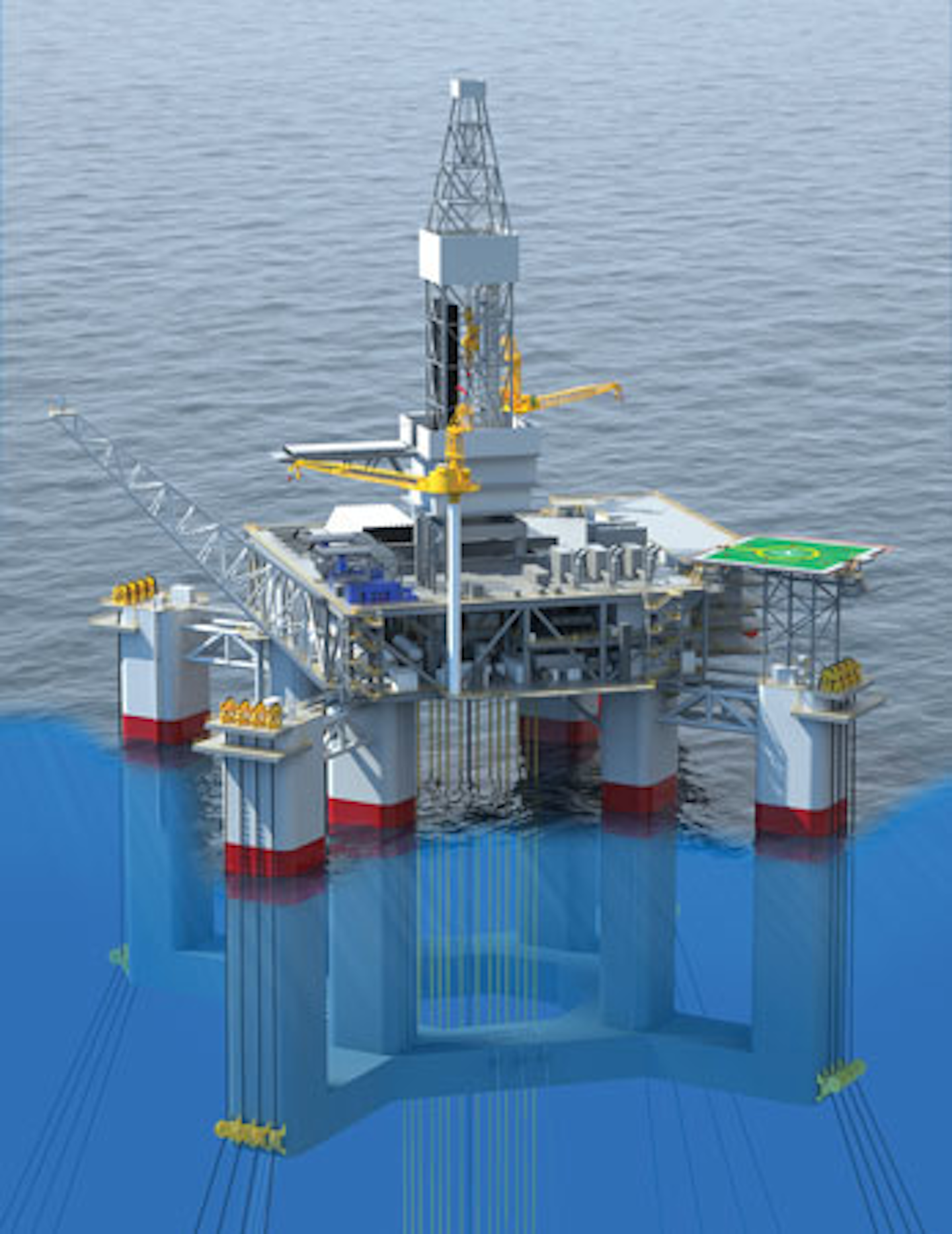 Low motion semisubmersible design broadens deepwater development ...