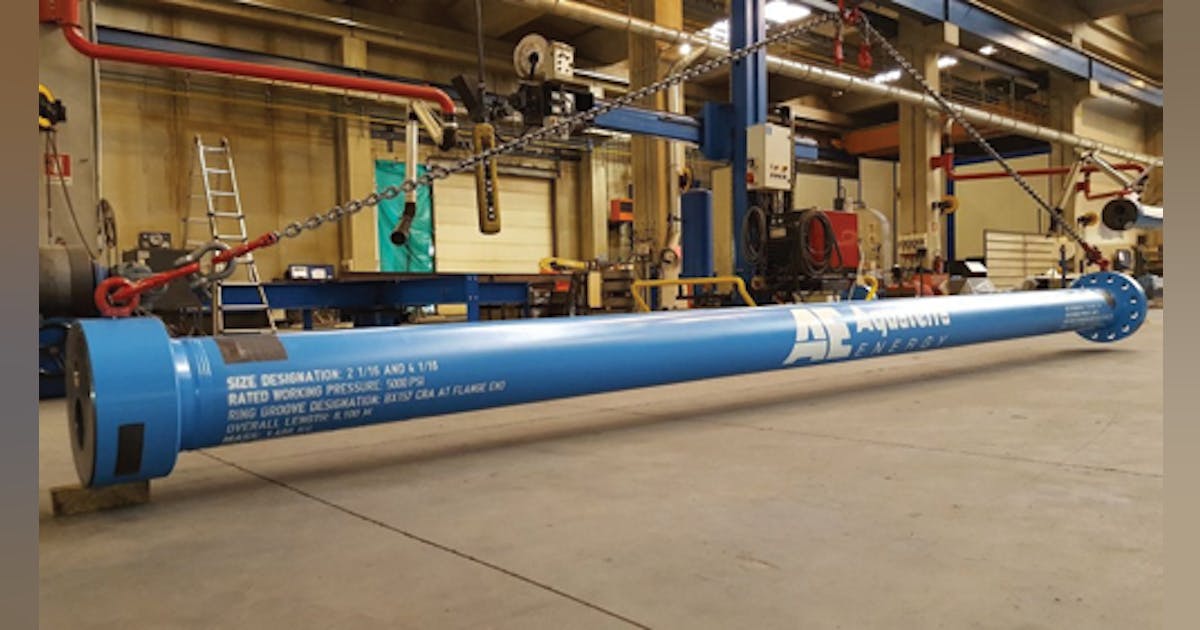 Dual bore crossover riser spool brings weight, pressure monitoring ...