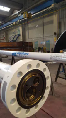 Dual bore crossover riser spool brings weight, pressure monitoring ...