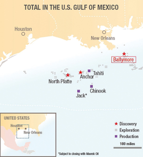Total described its Ballymore prospect in the Eastern GoM as “a major oil discovery.”