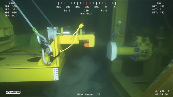 Subsea Rov Interface ROV technology facilitates subsea hardware retrofit job | Offshore