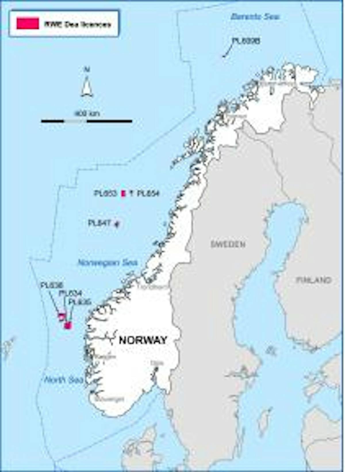 RWE Dea Norge new licenses