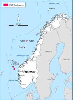RWE Dea Norge new licenses
