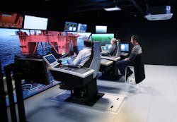 SimSea Kongsberg Offshore Vessel Simulator