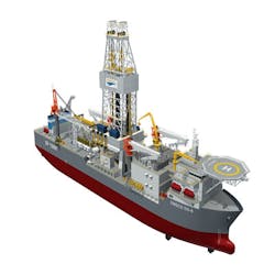 Ensco ultra-deepwater drillship