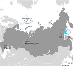 Statoil, Rosneft venture map