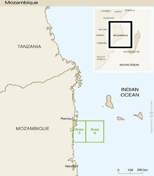 Total offshore Mozambique
