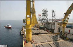 South Pars Phase 19 pipelay South Pars Phase 19 pipelay