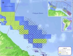 Spectrum Equatorial Margin seismic lines Spectrum Equatorial Margin seismic lines