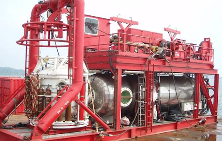 Hallin saturation diving equipment