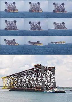 Third jacket for South Pars Phase 19 Third jacket for South Pars Phase 19