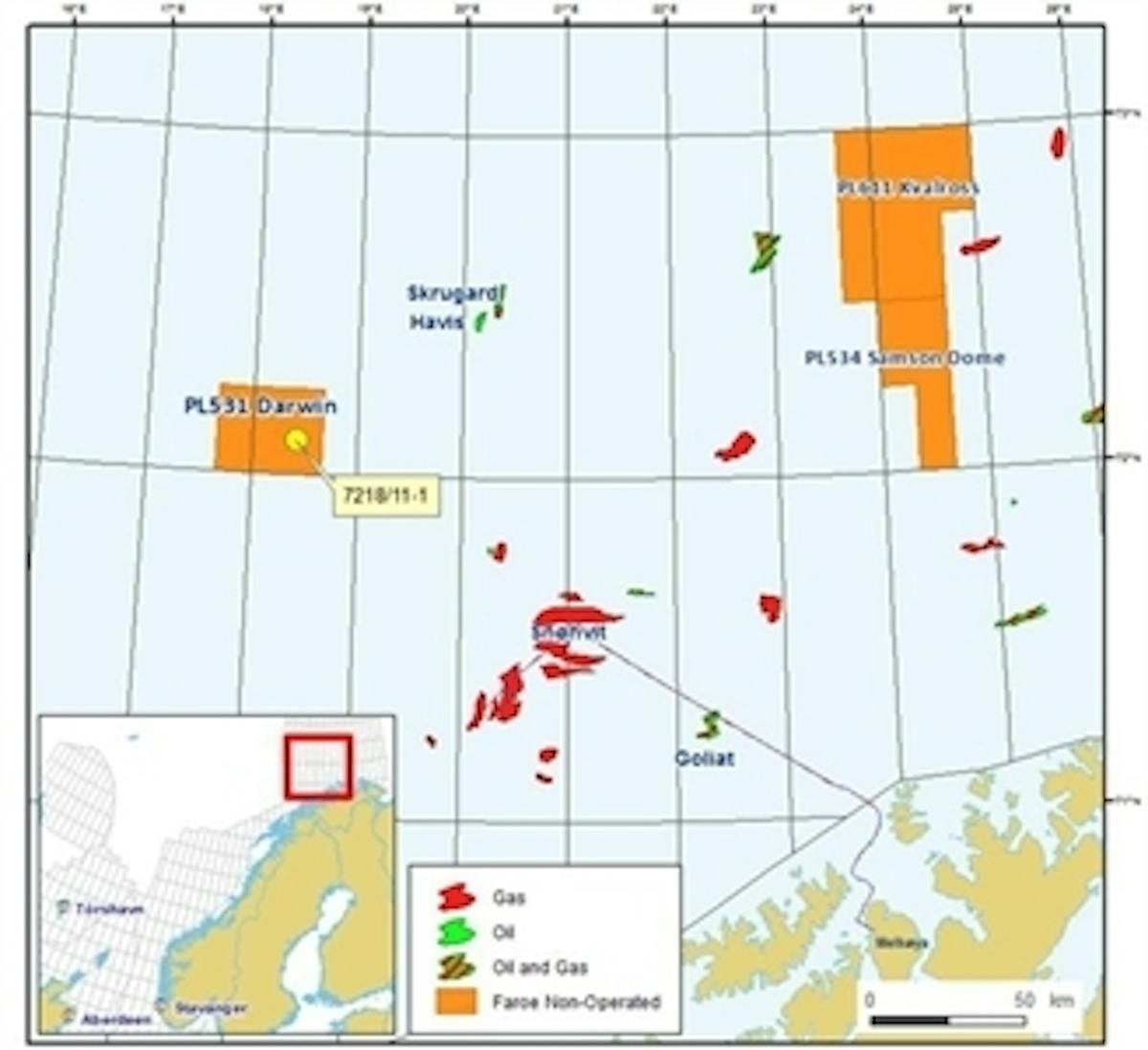 Darwin Barents Sea