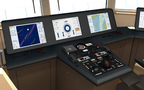 Raytheon Anschütz bridge navigation and communications system
