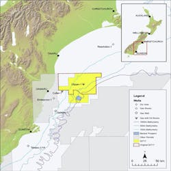Canterbury basin offshore New Zealand Canterbury basin offshore New Zealand