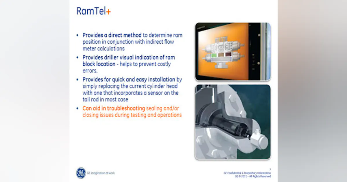 OTC 2013: GE provides direct method to determine ram position | Offshore
