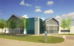 Artist rendering of the Saudi Aramco Houston Research Center Artist rendering of the Saudi Aramco Houston Research Center