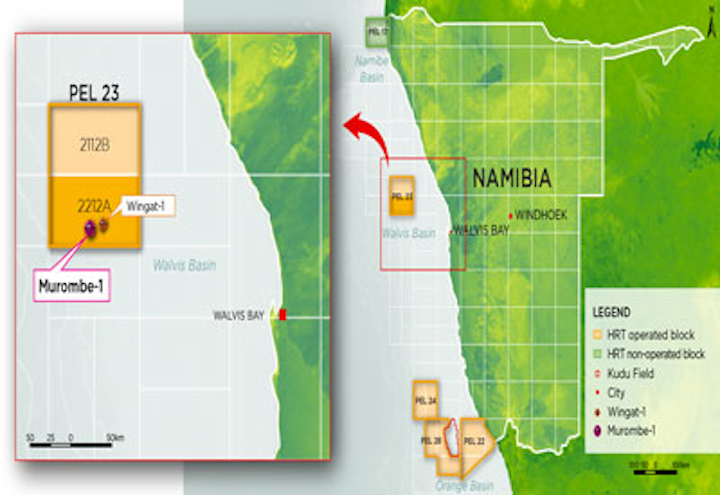 HRT offshore Namibia