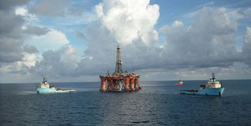 Ocean Patrior on way to Galoc field.