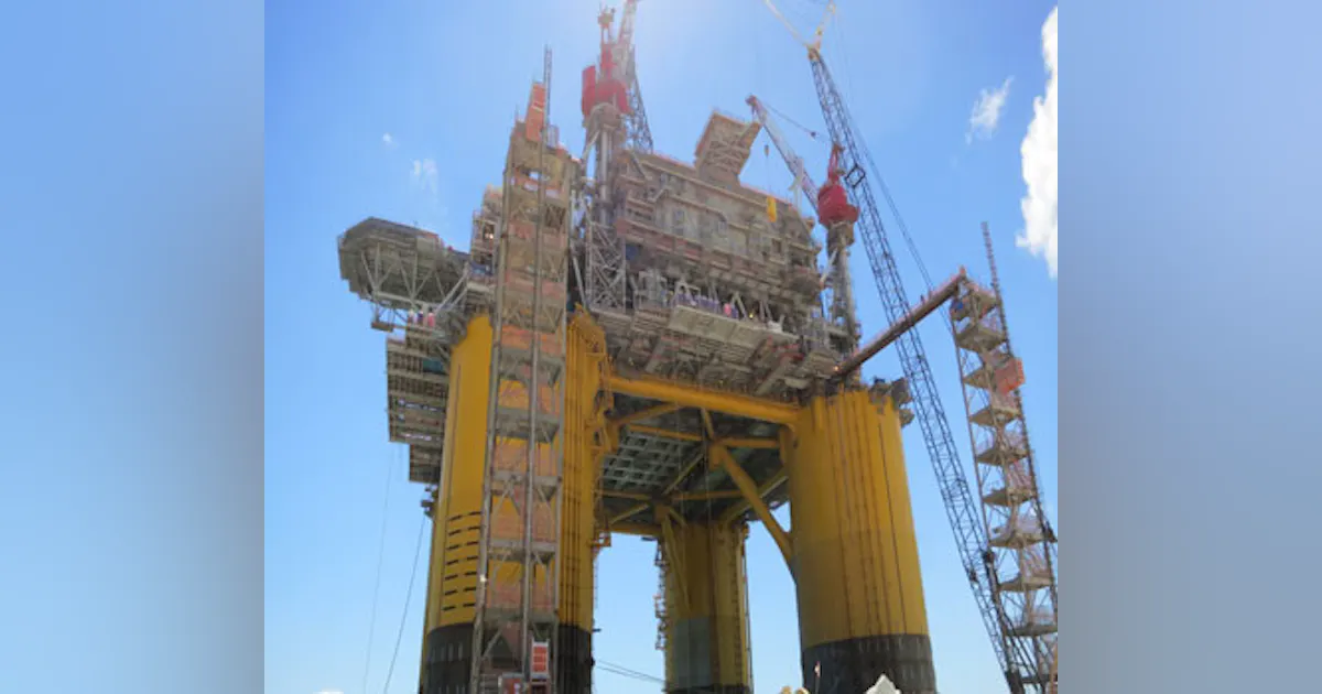 Shell Olympus N88 Rig Shell preps Olympus TLP for Mars B installation | Offshore Magazine