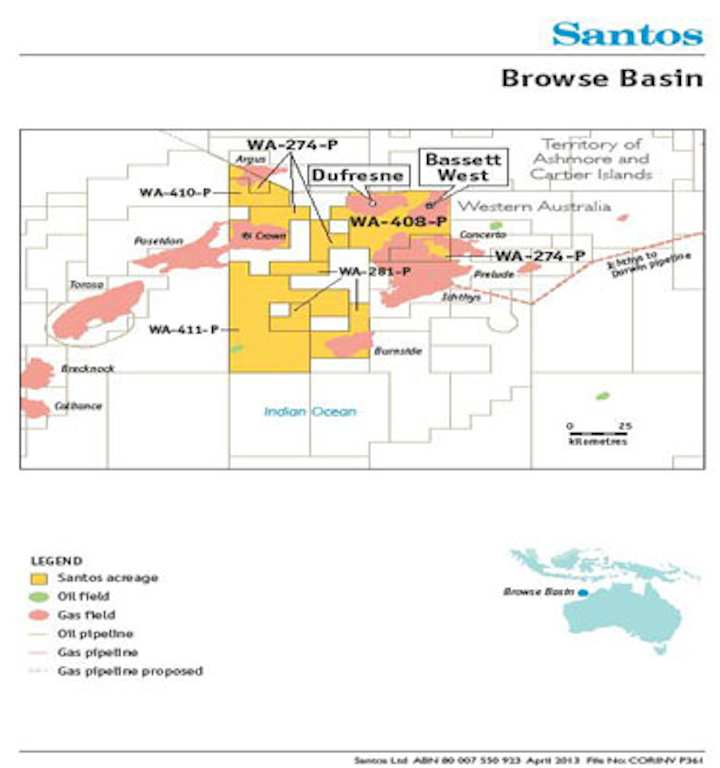 Santos Browse basin