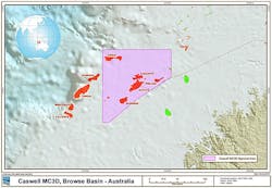 PGS Browse basin seismic survey area