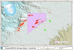 PGS Browse basin seismic survey area PGS Browse basin seismic survey area