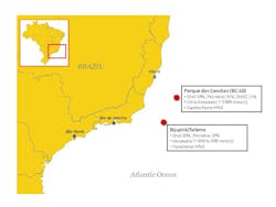 Shell Brazil map Shell Brazil map
