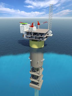 Aasta Hansteen spar platform Aasta Hansteen spar platform