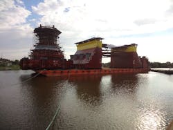 V. Filanovsky substructures sail out to Caspian Sea V. Filanovsky substructures sail out to Caspian Sea