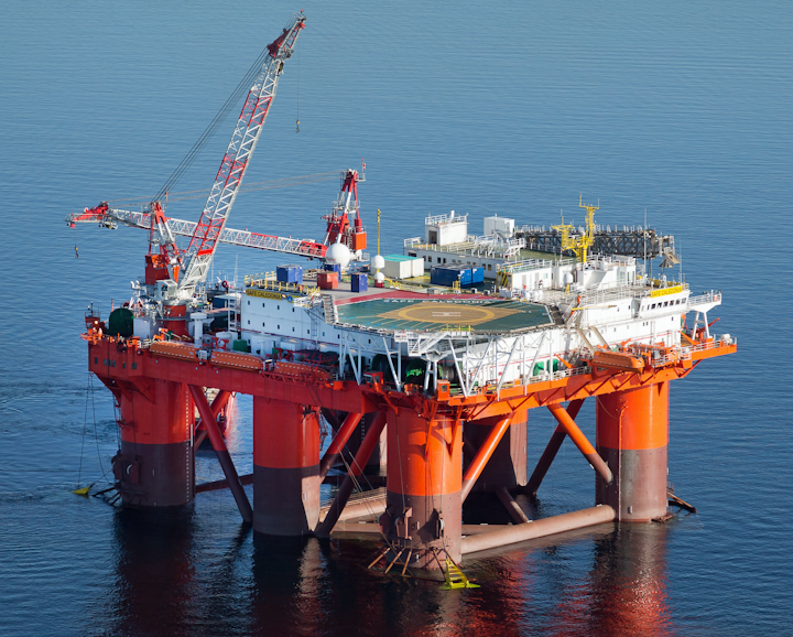 Safe Caledonia accommodation support vessel © Prosafe
