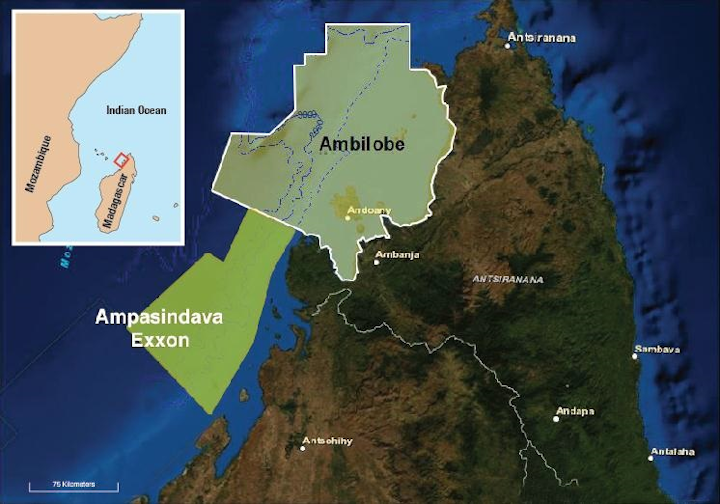 Ambilobe block, offshore Madagascar