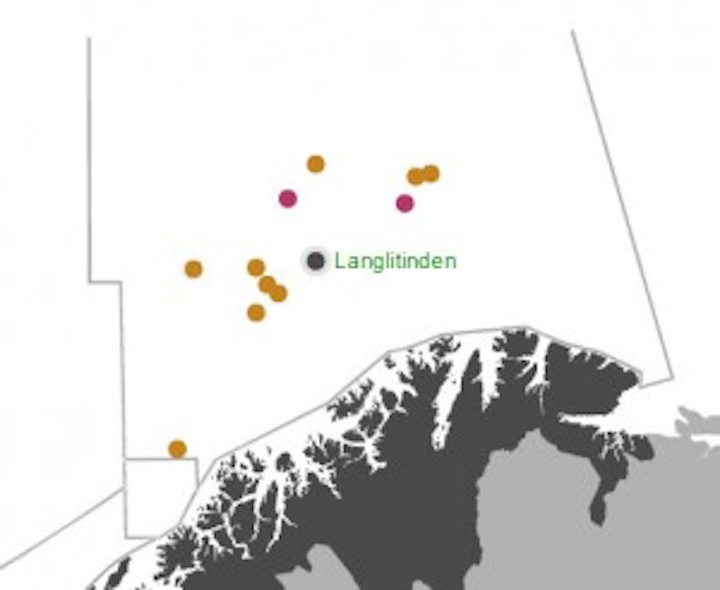 Langlitinden gas/oil prospect