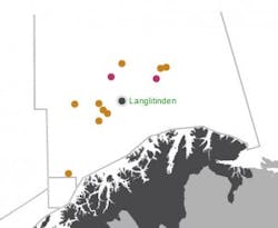 Langlitinden gas/oil prospect Langlitinden gas/oil prospect