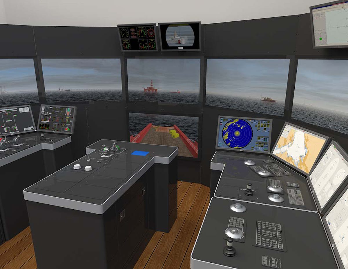 K-Sim DP Manoeuvring simulator from Kongsberg Maritime