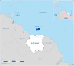 License Block 52 offshore Suriname License Block 52 offshore Suriname