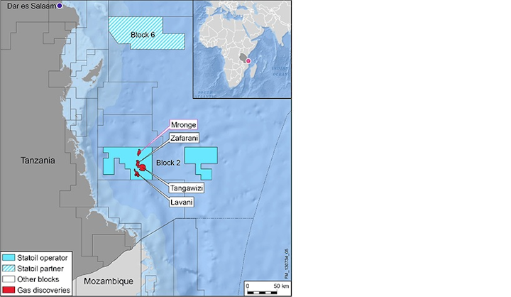 Block 2 offshore Tanzania