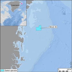 Statoil offshore northeast Greenland block 6