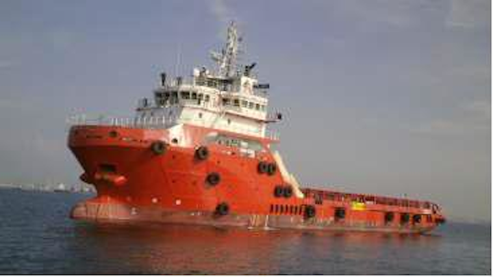 Vallianz platform supply vessel