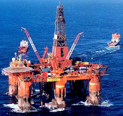 Transocean Searcher semisubmersible drilling rig
