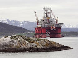 Offshore Norway oil drilling
