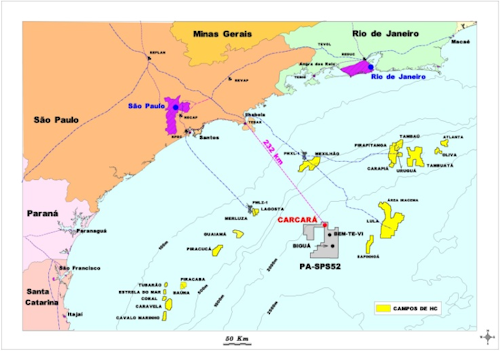 Petrobras Santos basin Carcara well
