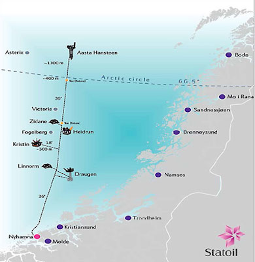 Aasta Hansteen gas/condensate field