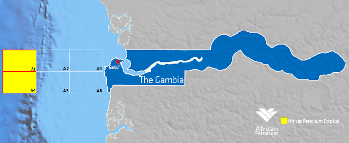 Gambia map