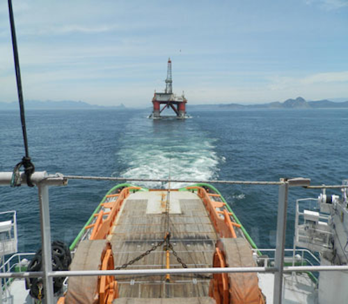 ENSCO 5004 semisubmersible drilling rig