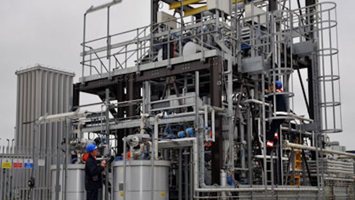 Gas2 Wilton Research Center pilot plant Fischer Tropsch reactor